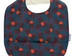 Coated fabric bib pineapple party