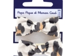 Small elastic bows leopard