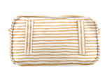 Belt bag rayé or blanc