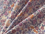 Coated heavyweight fabric comptine enchantée rose
