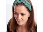 crossed headband jade panther