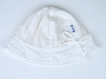 Sun Hat for baby starry white english embroidery 