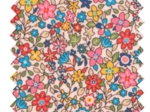 35cm coated fabric coupon mille et une fleurs