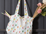Foldable tote bag soda pop