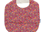 Coated fabric bib cocktail de fleurs