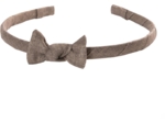 Thin headband copper linen