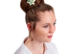 Star flower 4 hairslide menthol berry