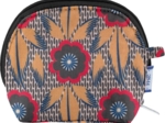 gusset coin purse fleurs de savane