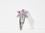 Star flower hairclip serenade fluo