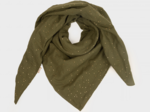 Large Scarf gaze pois or kaki