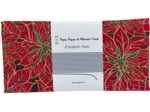 Coupon tissu 50 cm gold poinsettia ex1106