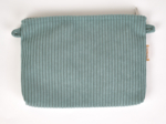 Coton clutch bag lichen corduroy