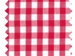 Cotton fabric ex2407 red large gingham