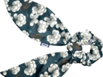 Short tail scrunchie paradis bleu