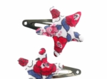 Star hair-clips rouge corolle