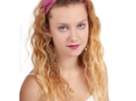 Wire headband retro fuchsia gold star