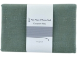 1 m fabric coupon gaze dentelle mint