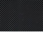 Coupon tissu 50 cm black spots