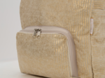Foldable rucksack Gaby gold large corduroy