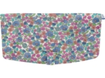 Flap of shoulder bag pastel fleuri