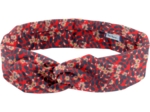 Wire headband retro vermilion foliage