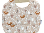 Coated fabric bib amis des bois