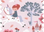 Cotton fabric ex2257 unicorn ride