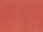 Cotton fabric pois terracotta 