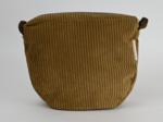 Base small bag without shoulder strap brown large corduroy