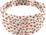 Headscarf headband- child size confetti aqua