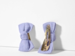 Small bows hair clips oxford blue