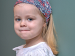 Headscarf headband- child size jardin d'aurore