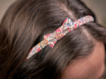 Thin headband porcelaine rosée