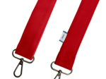 Narrow shoulder strap red