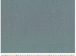 1 m fabric coupon gaze pois or bleu gris