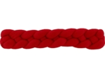 Plait hair slide red