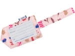 Luggage Tag herbier rose