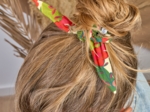 Bunny ear Scrunchie fleurs des iles
