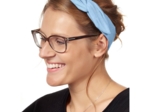 Wire headband retro oxford blue