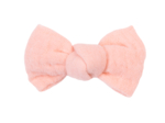 Small bow hair slide gauze pink