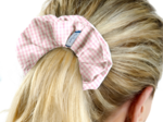 Scrunchie pink gingham