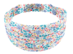 Headscarf headband- child size champêtre bleuté