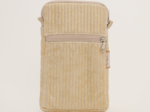 Quilted phone pocket gold large corduroy