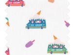 Cotton fabric ex2501 ice cream truck