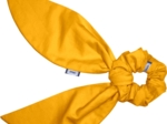 Short tail scrunchie yellow ochre