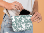 Tiny coton clutch bag jungle vintage