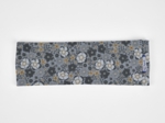 Stretch jersey headband  lavandula grey and blue