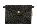 Little envelope clutch glitter black