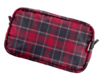 Belt bag tartan rouge