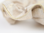 Large Piping Scrunchie  glitter linen
